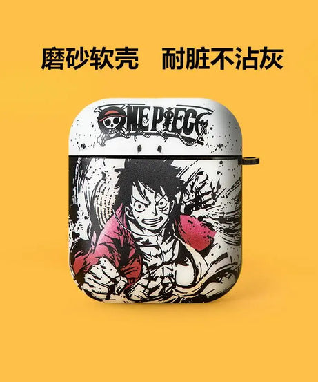 Anime One Piece Airpods1/2 Protective Case for Iphone Pro Bluetooth 3Rd Generation Earphones with Anti Drop Frosted Soft Shell