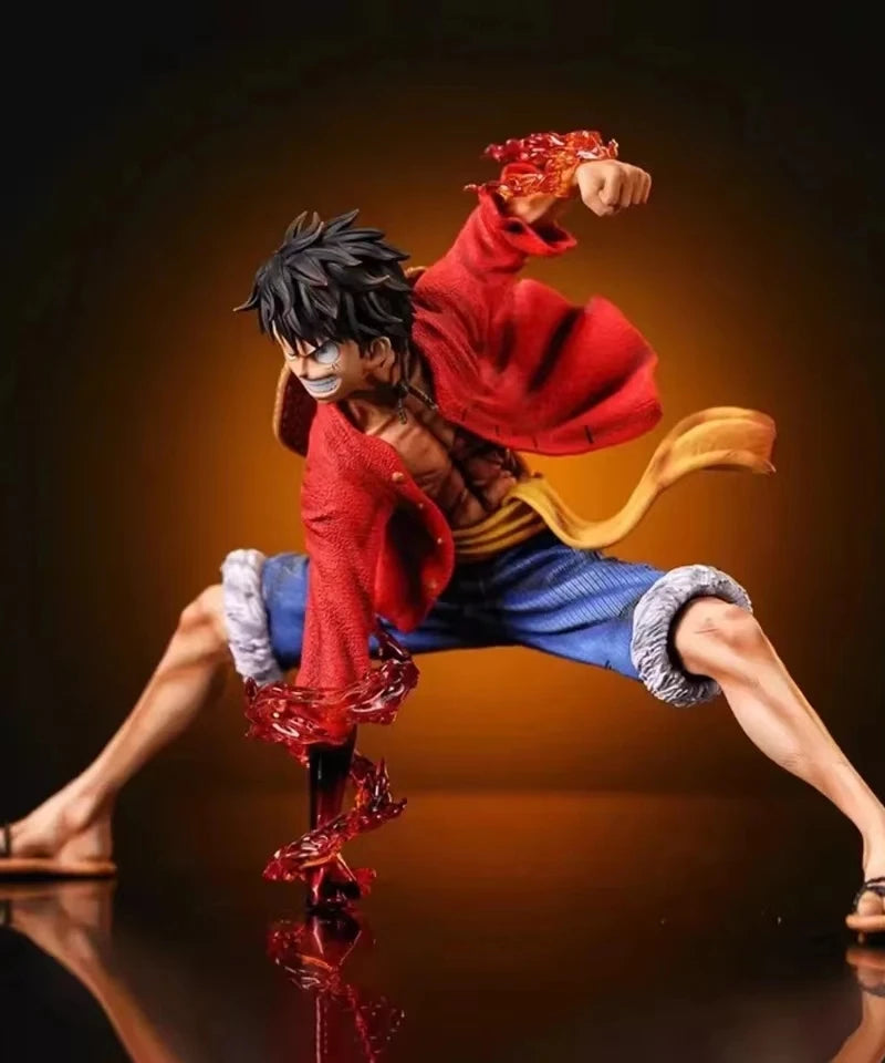 18cm One Piece Monkey D. Luffy Luffy Figures Battle Style Action Figures Anime Collection PVC Model Doll Toys Kid Birthday Gifts