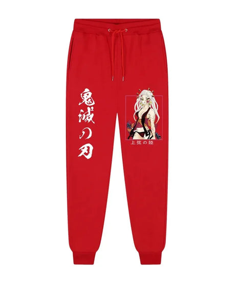 Anime Demon Slayer printed trousers men's comfortable fleece pants jogging men's trousers casual versatile sweatpants S-3XL