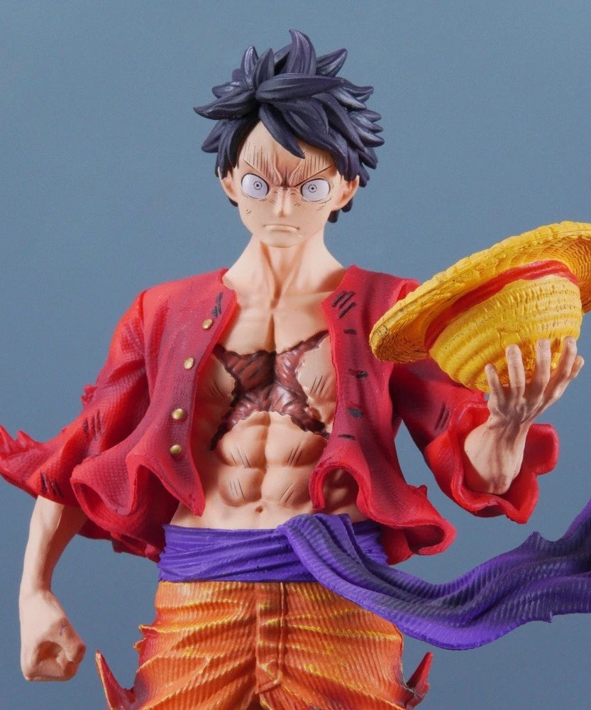 24cm/9.45in Anime ONE PIECE Figure Monkey D Luffy Action Figures Pvc Statue Desktop Ornamen Collection Model Toys Gifts