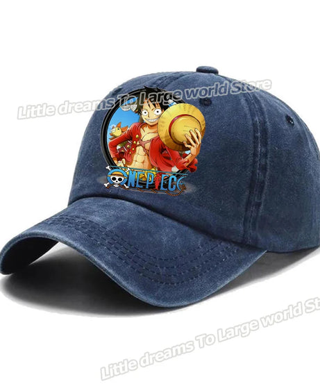 One Piece Baseball Cap Men Anime Printed Snapback Hat Adult Women Summer Sunshade Caps Unisex Hip Hop Casual Adjustable Hat Gift