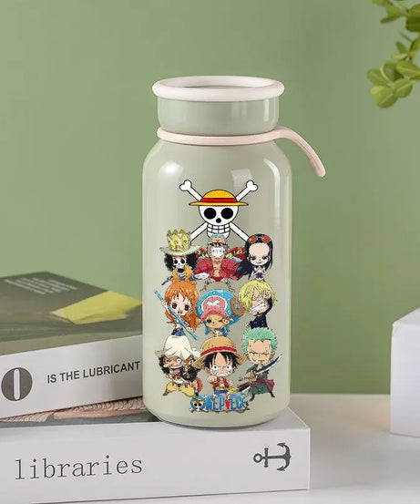 Anime One Piece Monkey D. Luffy Roronoa Zoro Nami Usopp Chopper Nico Robin Franky Insulated Cup Drinking Cup Anime Cup