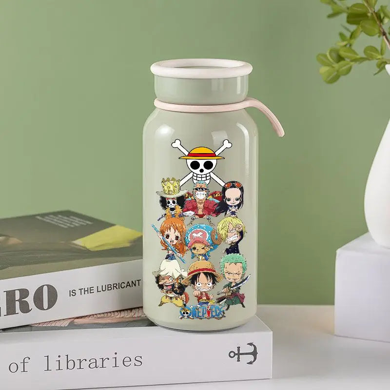 Anime One Piece Monkey D. Luffy Roronoa Zoro Nami Usopp Chopper Nico Robin Franky Insulated Cup Drinking Cup Anime Cup