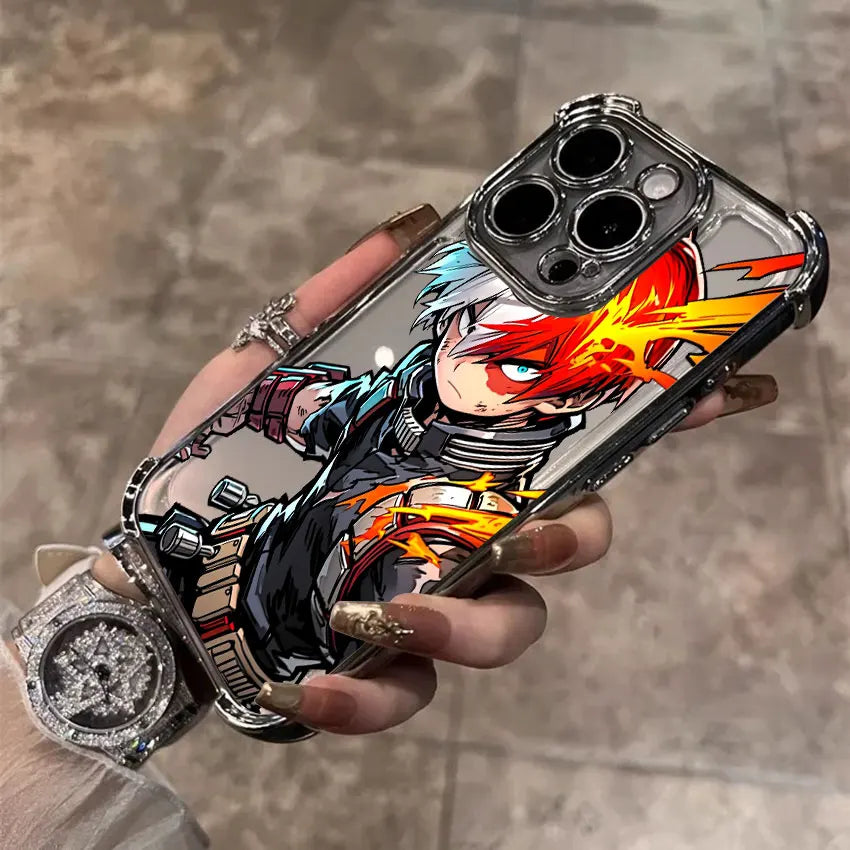 Deku Bakugo Anime Case For Samsung Galaxy A56 A55 A54 A52 A53 5G A36 A34 A35 A33 A50 A73 A26 A25 A16 A06 Clear Soft Phone Cover
