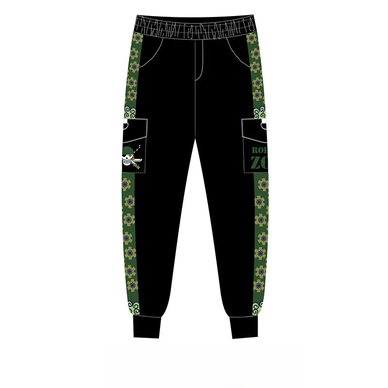 Anime One Piece Pants Cosplay Costumes Leisure Overalls Zoro Luffy Sweatpants Casual Fashion Women Men Sweat Pants Gift