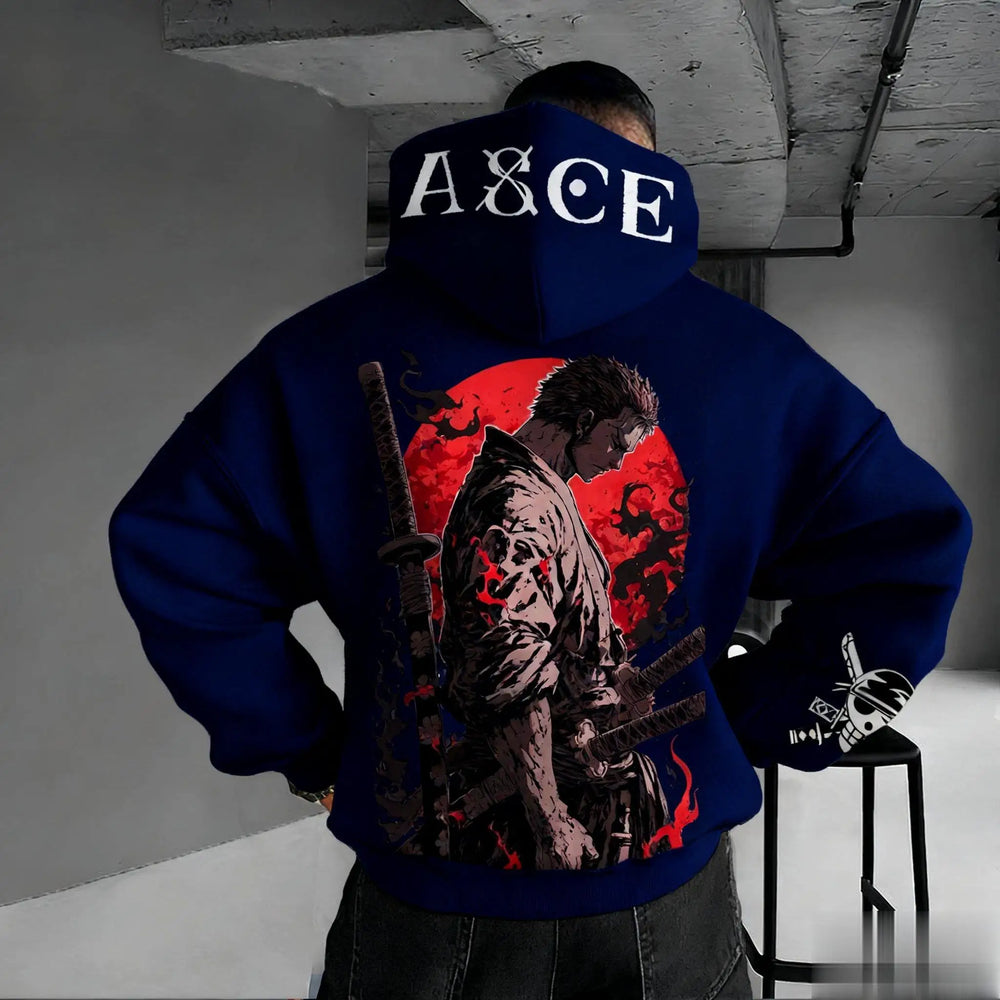 One Piece Zoro Hoodie — Print Pullover 4