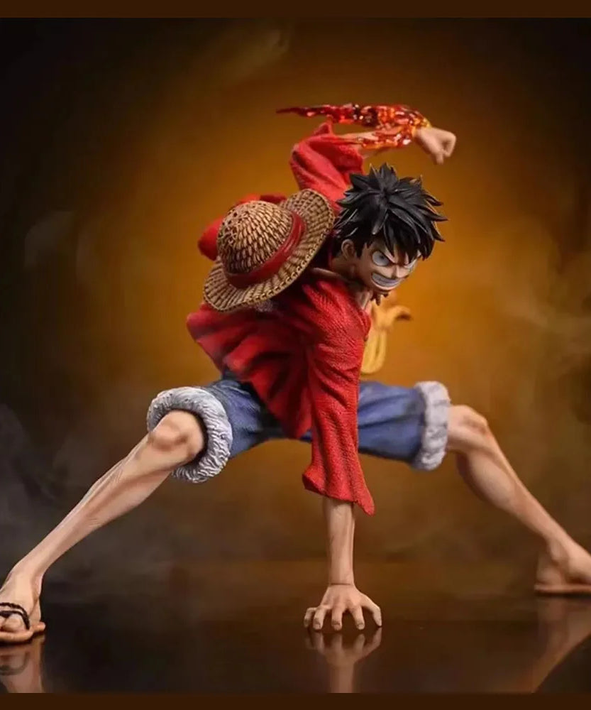 18cm One Piece Monkey D. Luffy Luffy Figures Battle Style Action Figures Anime Collection PVC Model Doll Toys Kid Birthday Gifts