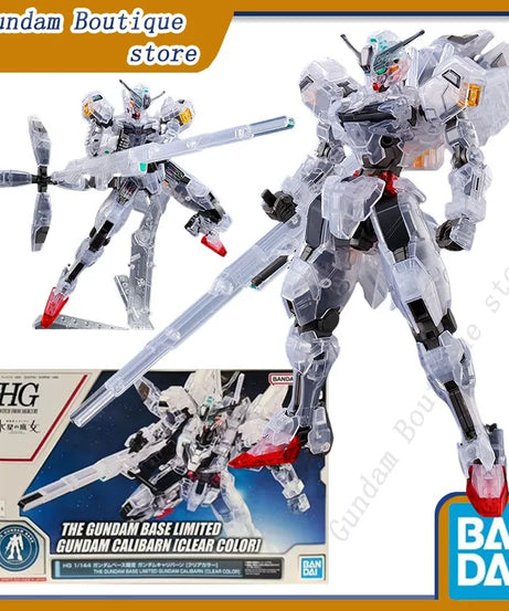 THE GUNDAM BASE LIMITED GUNDAM CALIBARN [CLEAR  COLOR] Anime Action Figure Collectible Assembly Model