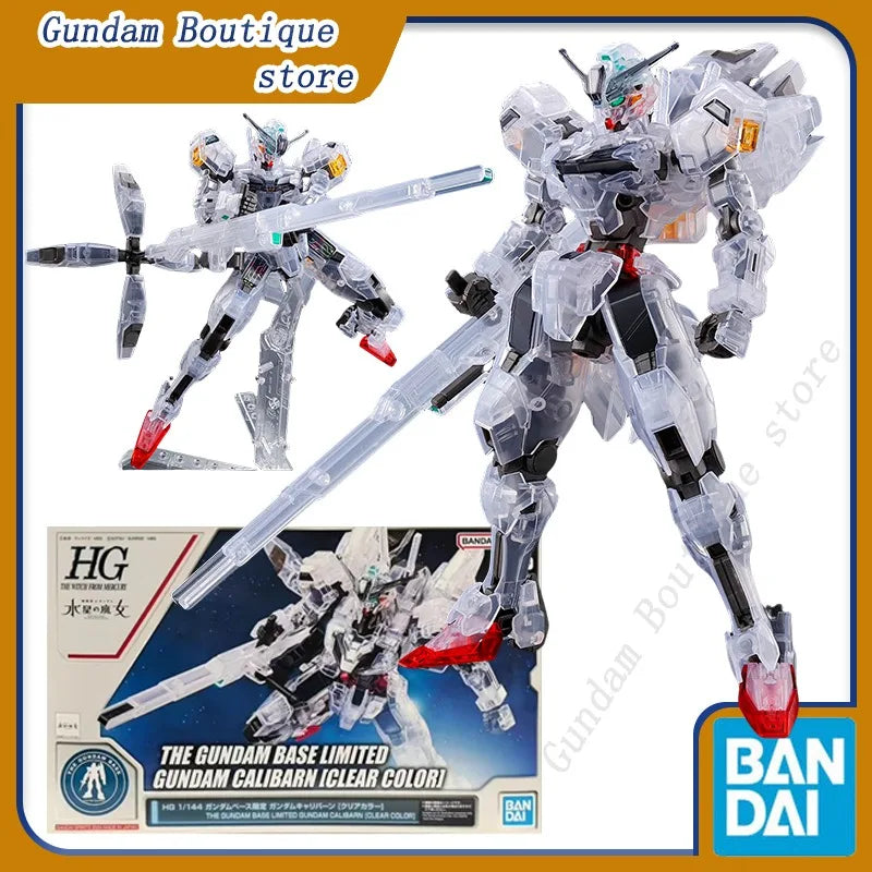 THE GUNDAM BASE LIMITED GUNDAM CALIBARN [CLEAR  COLOR] Anime Action Figure Collectible Assembly Model