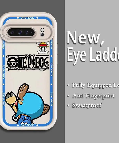Roronoa Zoro Eye Ladder Case – One Piece Soft TPU Cover for Pixel 9–7A Pro 5G