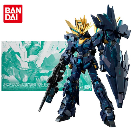 Bandai Original Gundam Model Kit Figure RG 1/144 Unicorn Gundam 02 Banshee Norn Final Battle Gunpla