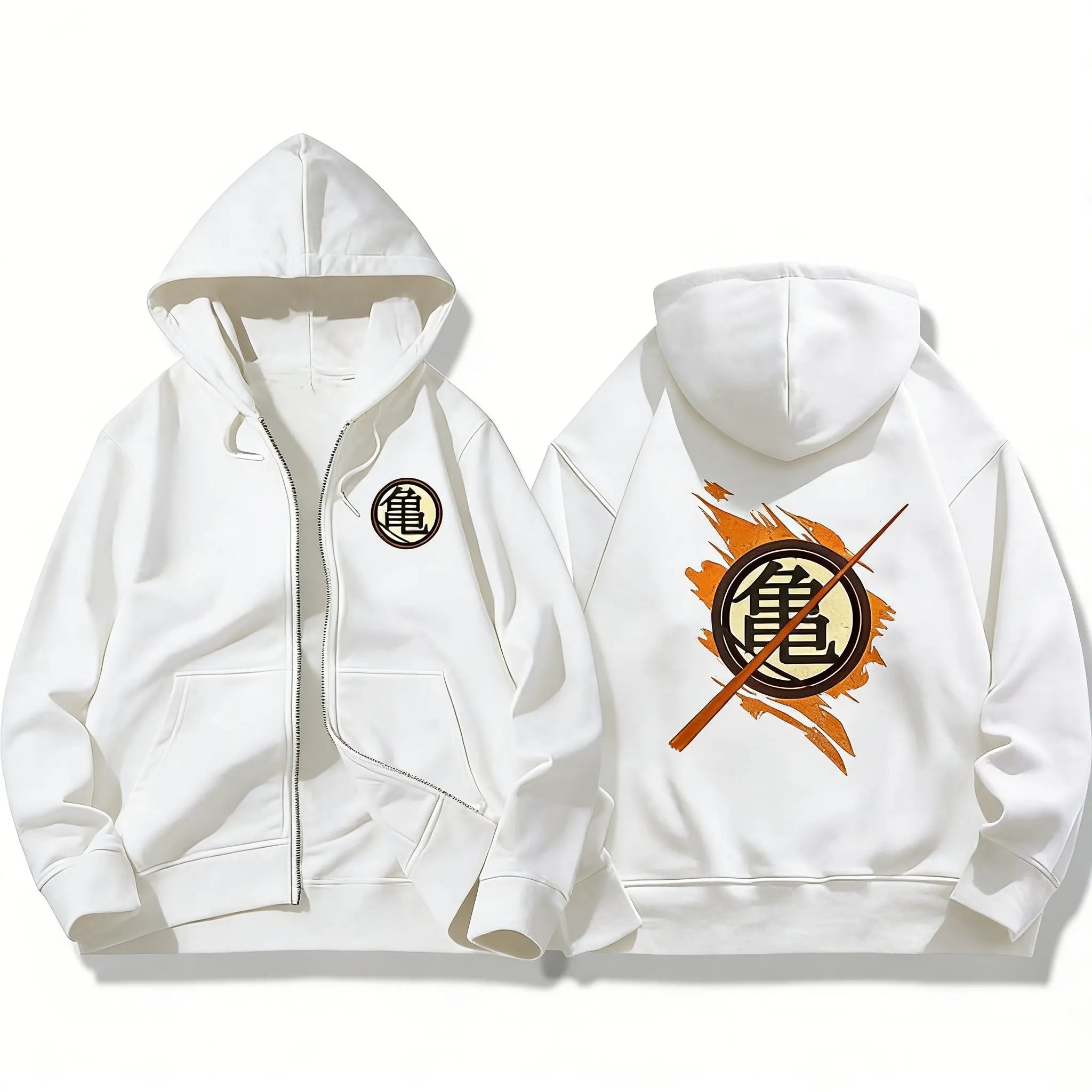 Dragon Ball Anime Men Women Hooded Zip Up Jacket Streetwear Casual Top Cosplay Spring Autumn Harajuku Fashion Graphic Print Coat