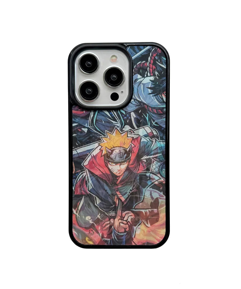 Anime Sasuke Itachi 3D Multi layer patterns Case For iPhone 16 15 14 13 12 Pro Max 11 Magnetic For Magsafe Wireless Charge Cover