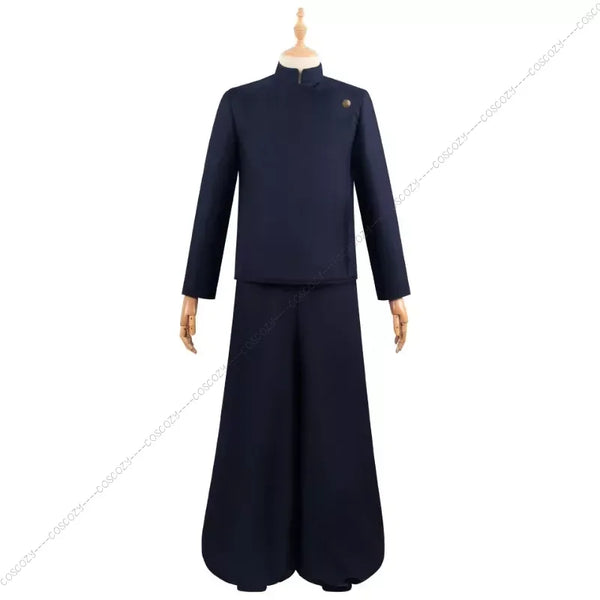 Anime Jujutsu Kaisen Geto Suguru Cosplay Costume – Tokyo Jujutsu High Uniform Suit & Wig Set