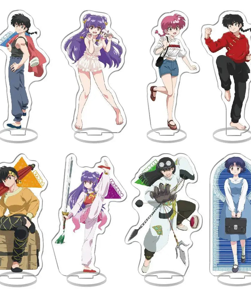 Anime Ranma 1/2 Nibun No Ichi Acrylic Stand Model Plate Decoration Desk Figure Display Friends Girls Gift Cartoon New Product