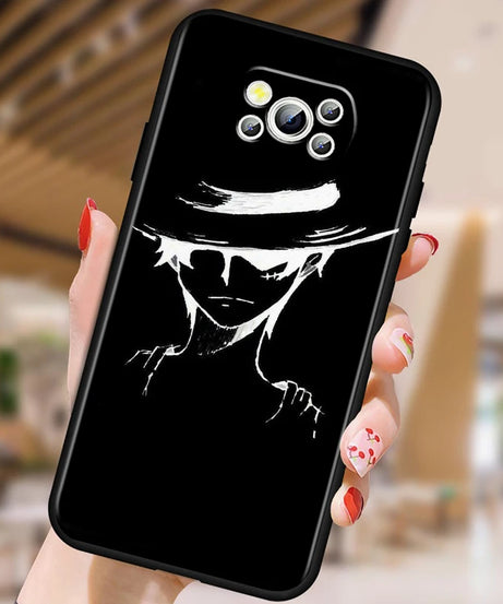 One Piece Luffy Case for Xiaomi Mi Poco F5 F4 F3 F2 X5 X4 X3 M6 M5 M5S M4 M3 C40 Pro GT NFC 5G