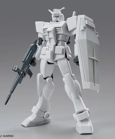 Model Kit Assemble Figure EG RX-78-2 Gundam Colorless Version Anime Characters Action Dolls Children's Toys