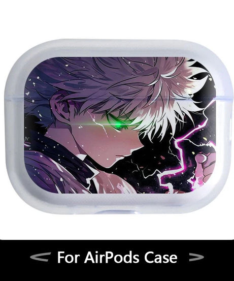 Anime Hunter X Hunter Cool Soft silicone TPU Case For AirPods 4 Pro 1 2 3 Clear Transparent Bluetooth Earphone Case