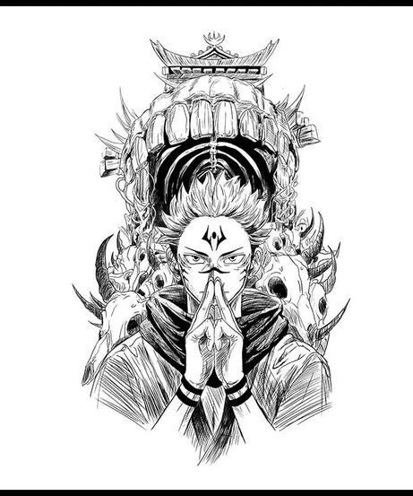 Gojo Satoru Cool Creative Personality Simple High Value Anime Character Waterproof Long Lasting Tattoo Sticker Decoration Gift