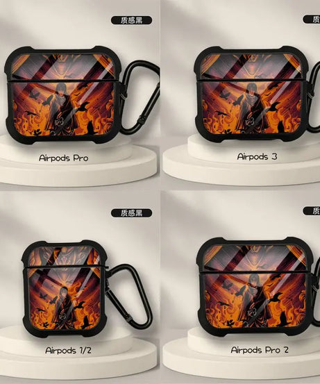 New Anime Naruto Sasuke Obito Protective Case for AirPods 3 for Airpods Pro 1 2 Wireless Bluetooth Headphone Case Christmas Gift