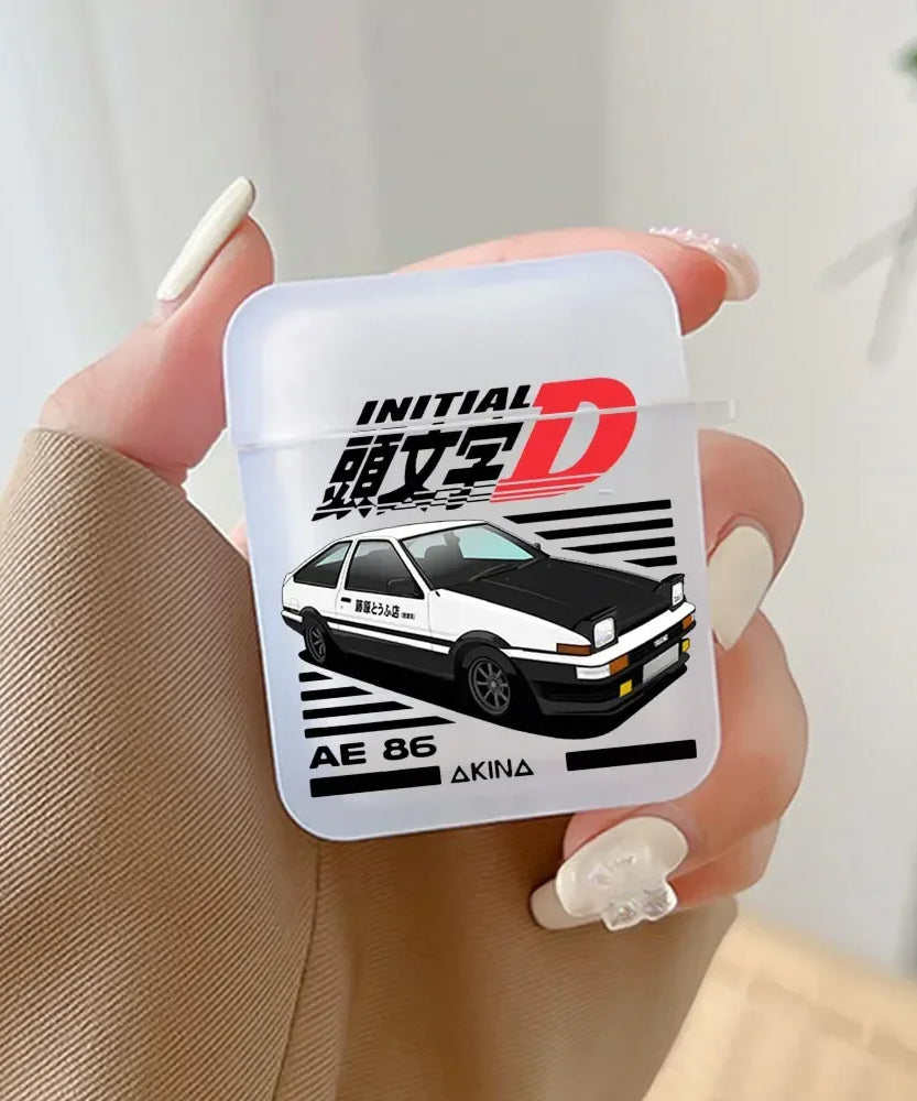 Fujiwara Takumi AE86 AirPods Case – Initial D Anime Protective Cover (1/2/3/Pro/4)