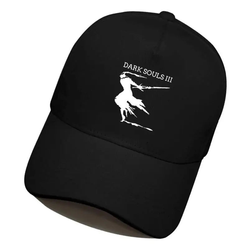 Dark Souls 3 baseball cap black souls 3pc anime cartoon personality fashion simple sunscreen men's and women's caps holiday gift