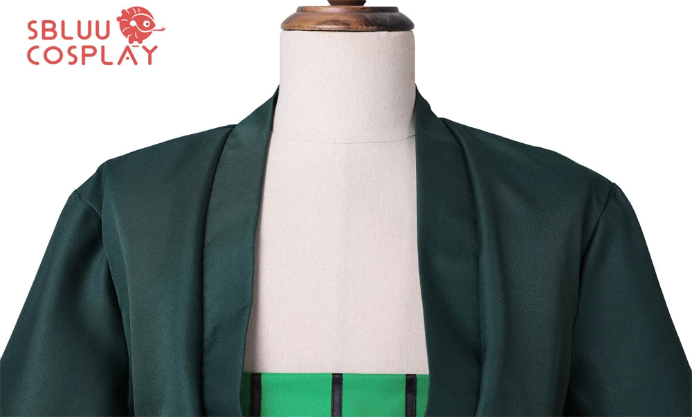 One Piece Roronoa Zoro Cosplay Costume – Anime Full Set Kimono Outfit 5
