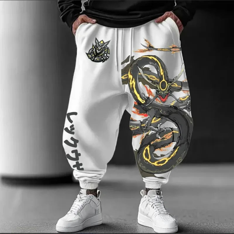 Pokémon Joggers — Printed Cotton Sweatpants (Streetwear)