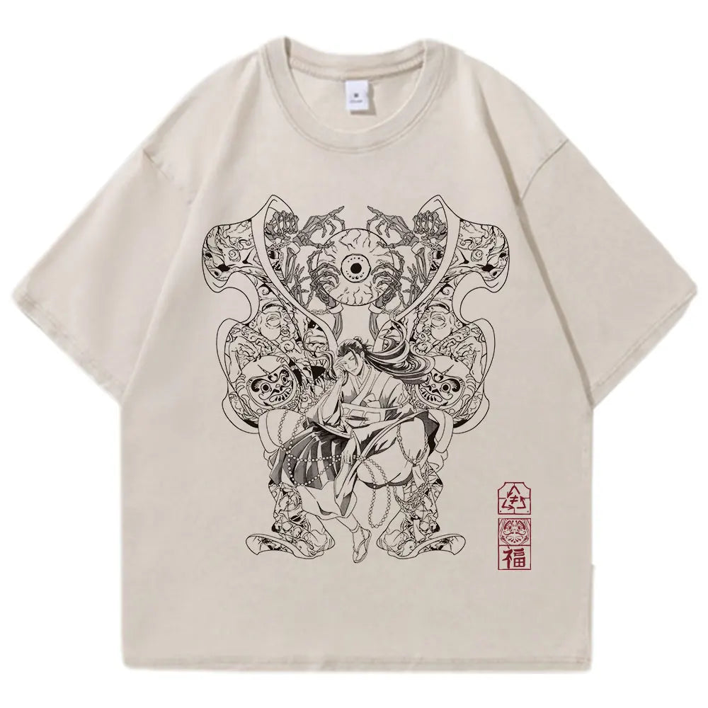 Jujutsu Kaisen Geto Suguru Vintage T-Shirt – Unisex Anime Cotton Tee