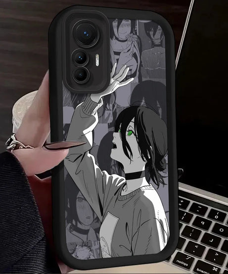 Anime Chainsaw Man Reze Case For Xiaomi Poco X7 X6 X5 X3 NFC F7 F6 F5 F3 M7 M6 Pro 4G 5G Mi 12 11 Lite NE 5G 13T 12T 11T 14T Pro