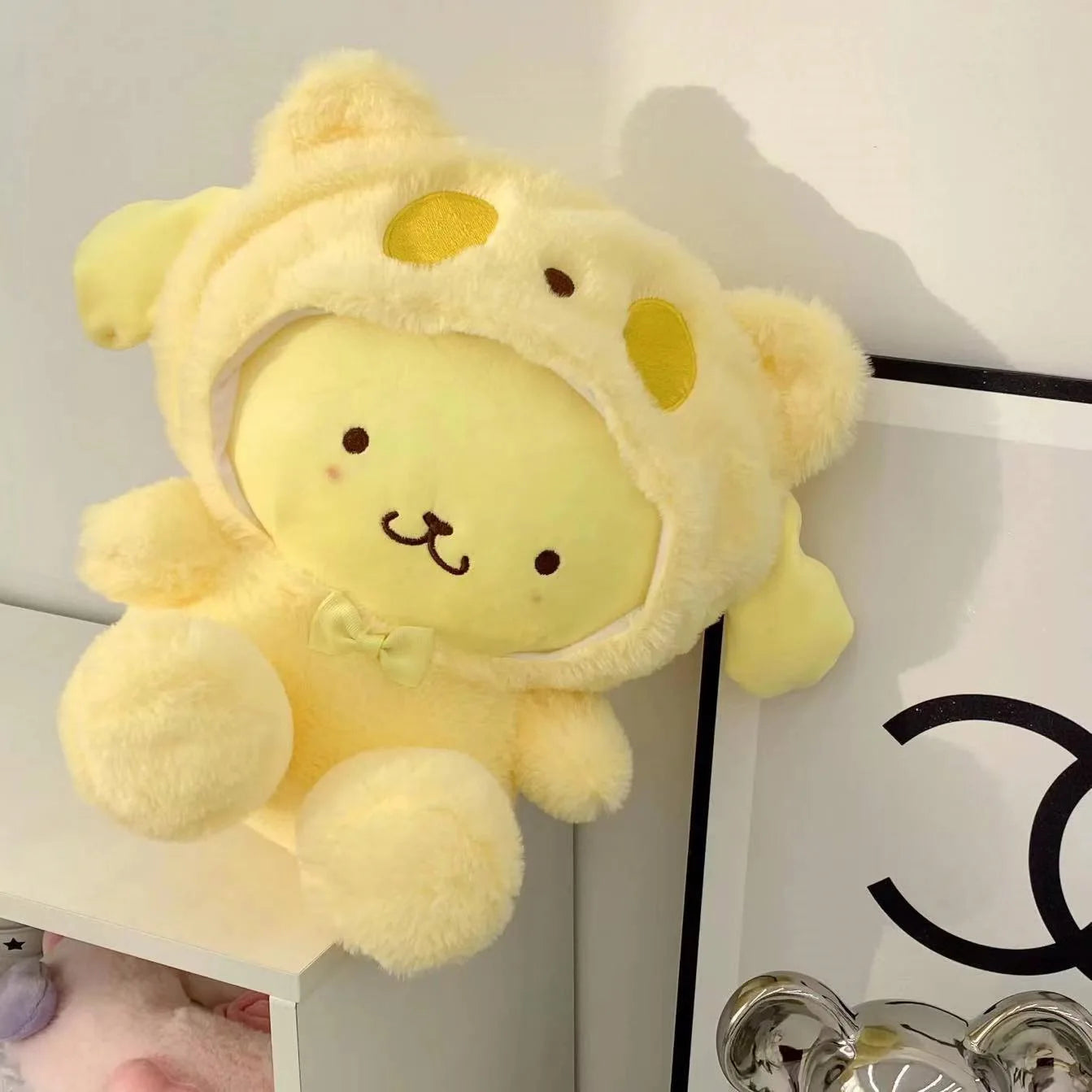 Sanrio 25Cm Anime Kuromid Toys Kawaii Mymelody Cinnamorol Plush Soft Stuffed Animals Doll Plushie Pillow Xmas