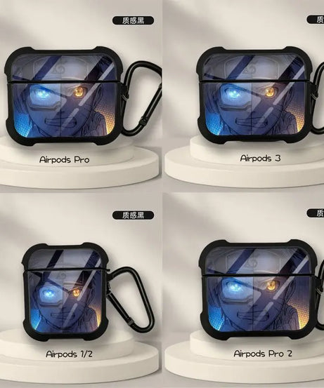 Naruto Anime AirPods Case – Sasuke & Obito Design for AirPods Pro/3