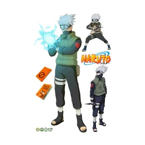 Naruto Wall Stickers, Personalized 3D Three-dimensional Adhesive Wall Stickers, Waterproof Glass Stickers, Decorative Paintings