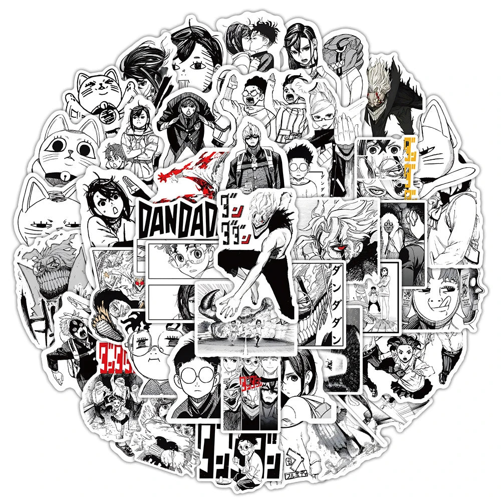 10/30/50/100pcs Anime Dandadan Graffiti Stickers DIY Laptop Motorcycle Luggage Waterproof Sticker for Kids Classics Toys