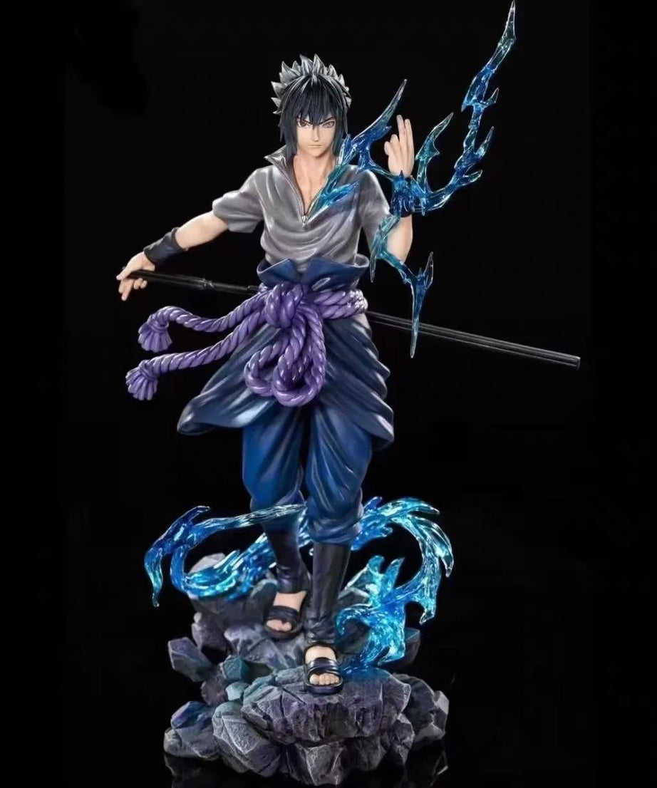 23cm Naruto Anime Figure Uzumaki Naruto Uchiha Sasuke Action Model Pvc Statue Desktop Ornament Collection Toys Gift