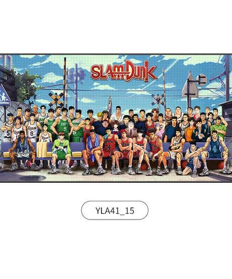 Slam Dunk Wall Art – Sakura Path Anime Mural for Bedroom or Living Room