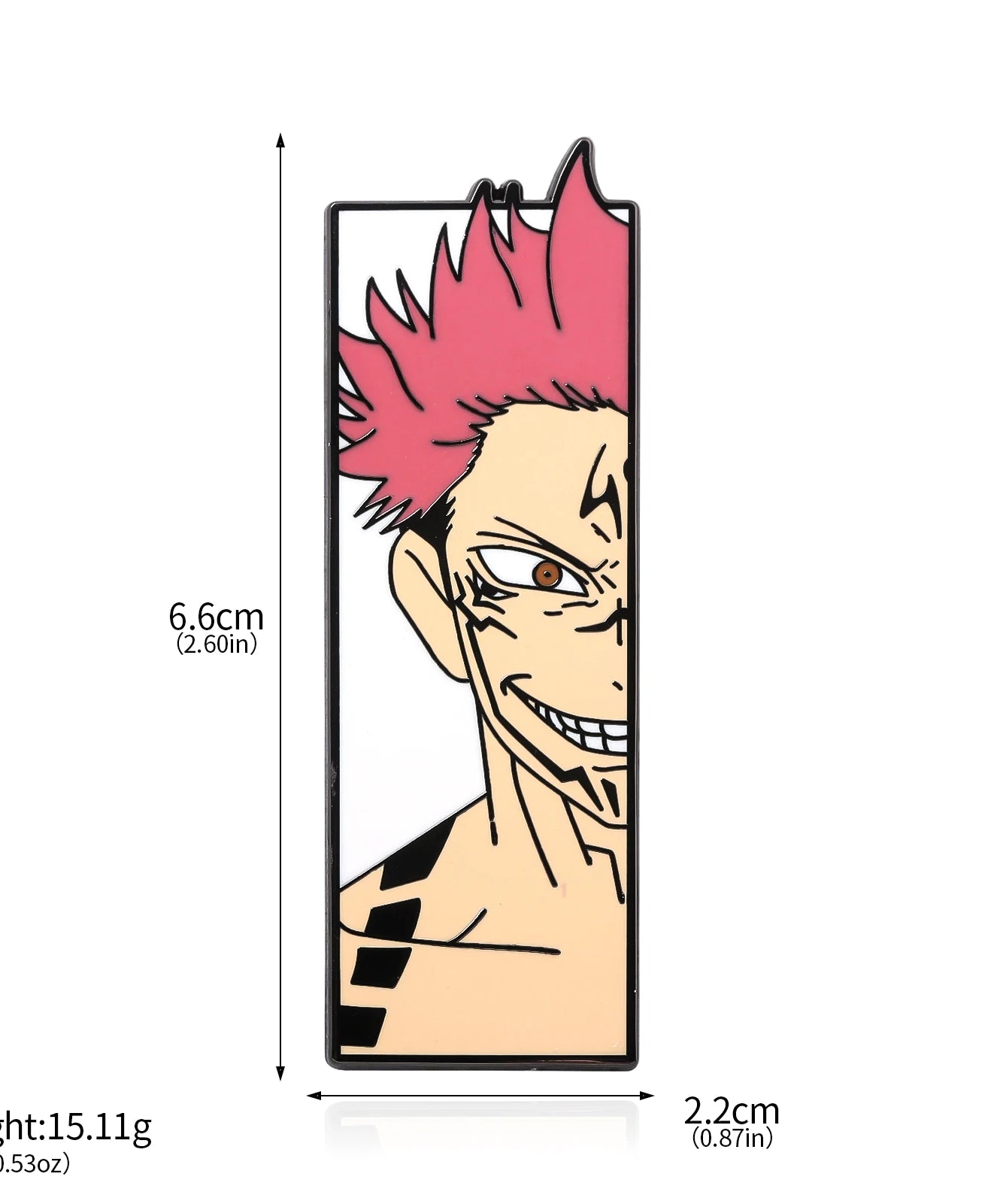 Hot-blooded Anime Jujutsu Kaisen Brooch Badge Brooch Vitality Satoru Gojo Brooches for Women Men Jewelry Accessorie Gift