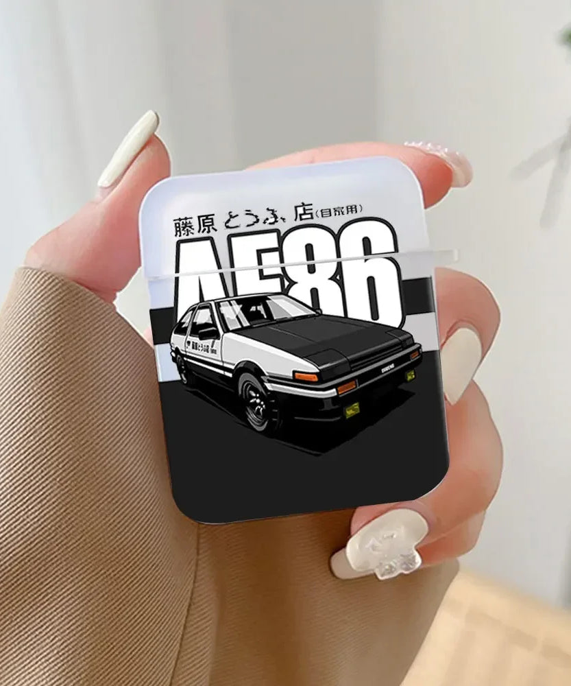 Fujiwara Takumi AE86 AirPods Case – Initial D Anime Protective Cover (1/2/3/Pro/4)