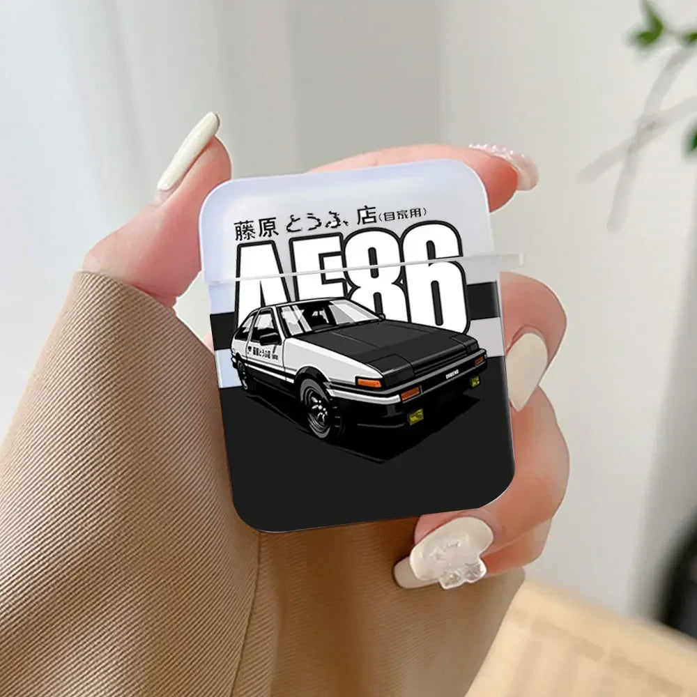 Fujiwara Takumi AE86 AirPods Case – Initial D Anime Protective Cover (1/2/3/Pro/4)