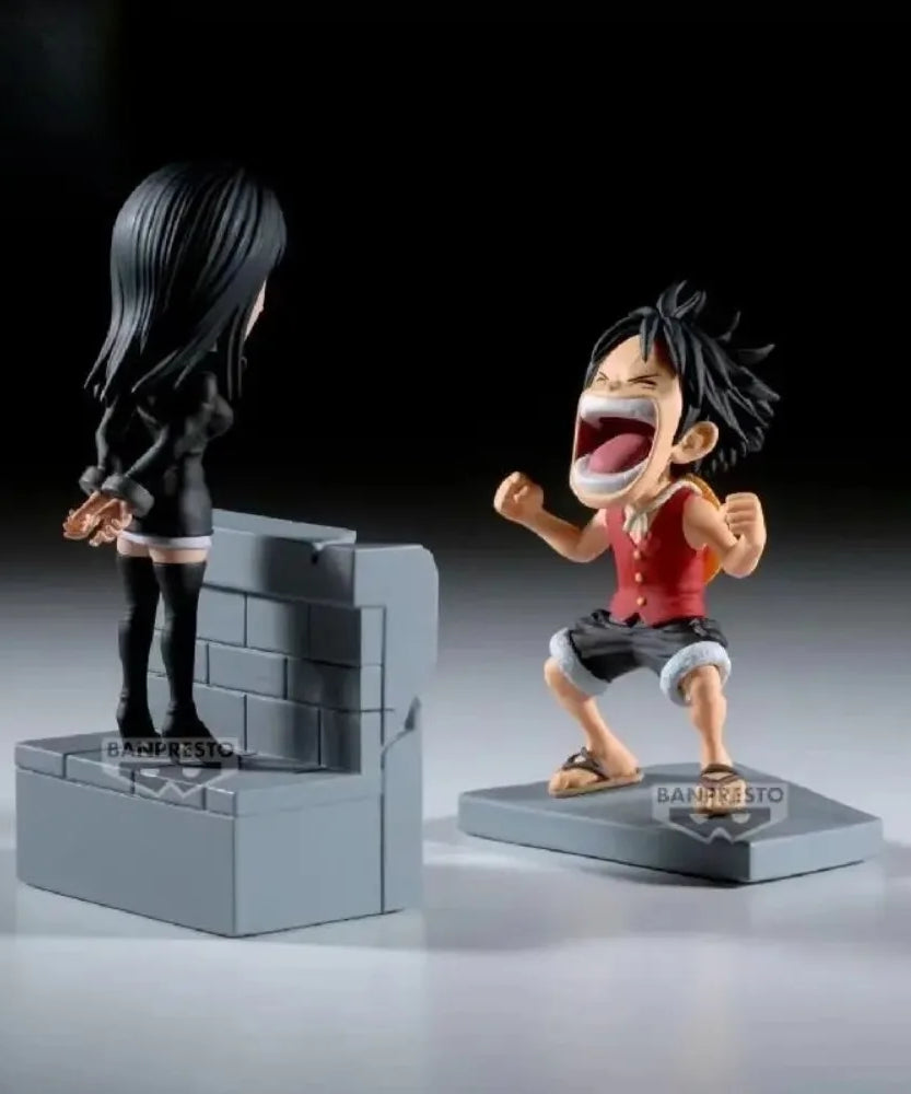 WCF Vol.17 ONE PIECE Nico Robin Luffy Enies Lobby PVC Anime Figure Model Toy Gift Desktop Ornament