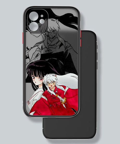 Inuyasha Anime Movie Comic Frosted Translucent For Apple iPhone 16 15 14 13 12 11 XS XR X Pro Max Plus Mini Cover Phone Case