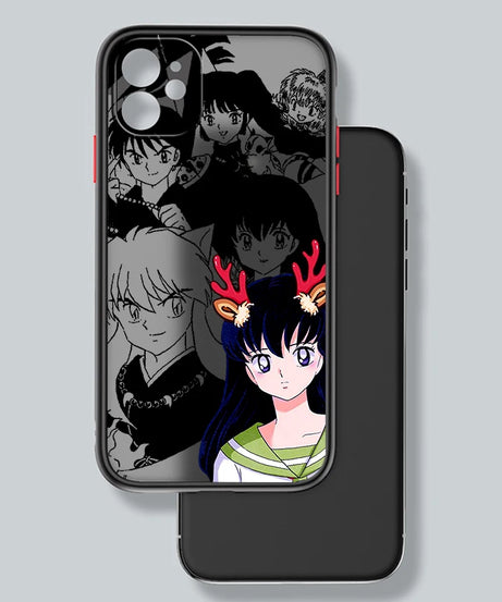 Inuyasha Anime Movie Comic Frosted Translucent For Apple iPhone 16 15 14 13 12 11 XS XR X Pro Max Plus Mini Cover Phone Case