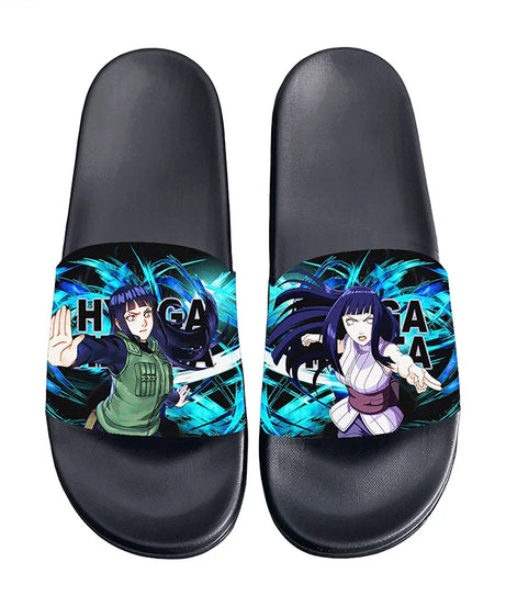 Anime Naruto Non-Slip Slippers Fashion Sasuke Design Cute Kawaii Home Sandals for Men And Women Ideal Holiday Gift