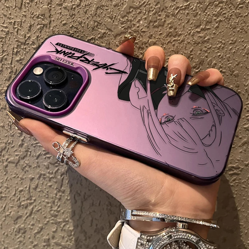 Cool Edgerunners C-Cyberpunks Case for Samsung Galaxy A34 A55 A35 A25 A15 A05 A05S 5G A24 A14 A54 A53 A33 A13 A23 A32 A52 A52S