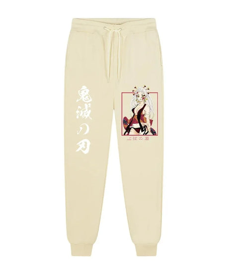 Anime Demon Slayer printed trousers men's comfortable fleece pants jogging men's trousers casual versatile sweatpants S-3XL