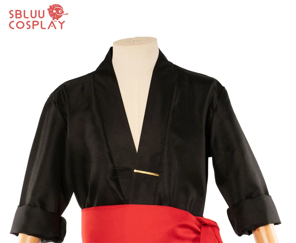 One Piece Roronoa Zoro Black Kimono Cosplay Costume – Full Set Outfit 4