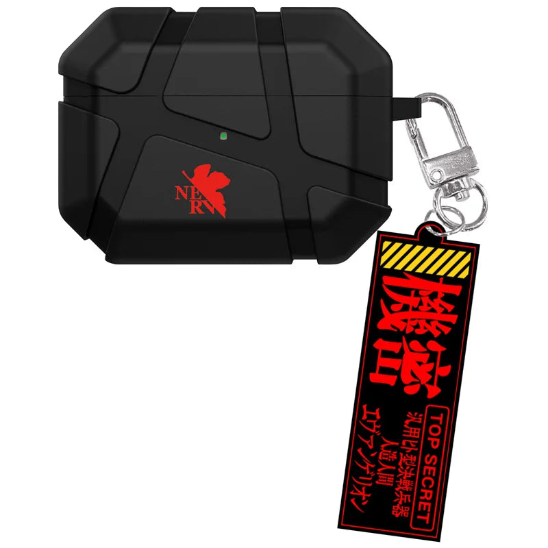 EVANGELION Earphone Case for AirPods 1 2 3 Pro 2 Case Anime Earphone Protective Cover for AirPods 4 Drop-resistant Shell