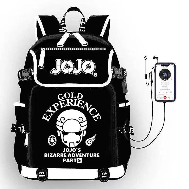 JoJo's Bizarre Adventure Anime Backpack Student School Shoulder Bag Large Capacity Youth Outdoor Travel Backpack Fashion Gift