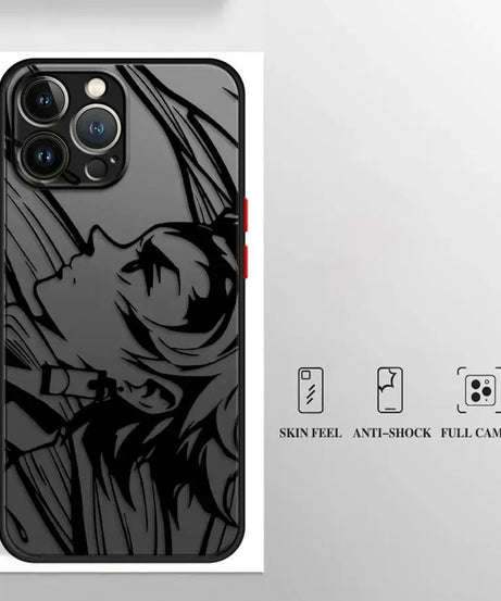 Case for iPhone 8 7 SE 16 XS 14 11 13 Mini 15 Pro MAX XR 11 Plus 12 Soft Cover 12Pro 14Pro 16 Plus Demon Slayer Kimetsu No Yaiba