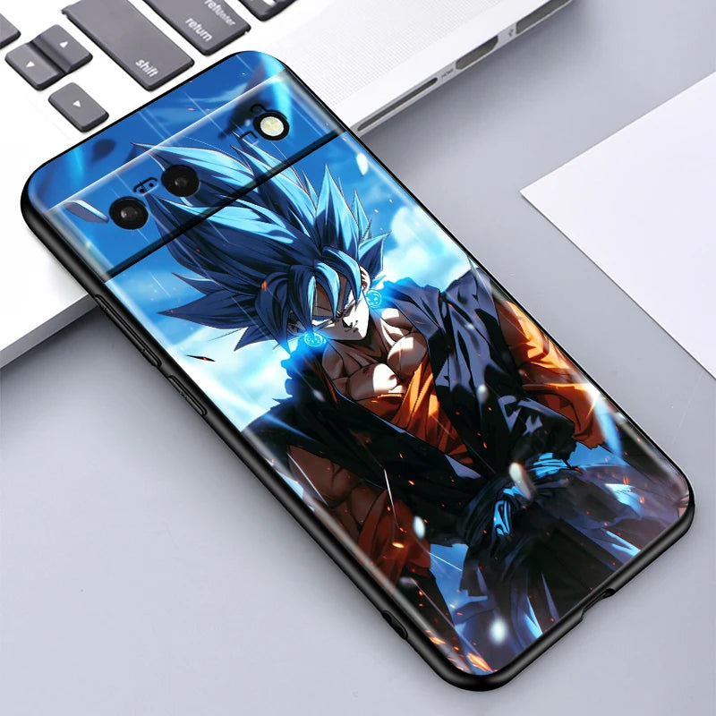 Dragon Ball Z Shockproof Case – Goku Edition for Google Pixel 4–9 Series